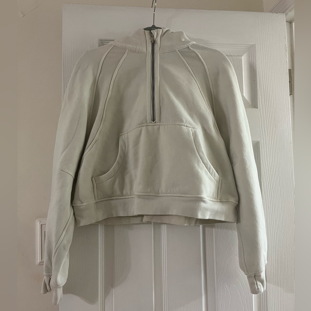 Scuba Style Half Zip Hoodie